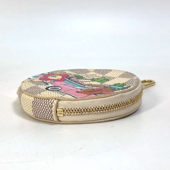 LOUIS VUITTON Damier Azur Vivienne Porto Moneron Wallet Coin Compartment purse - Picture 8 of 16